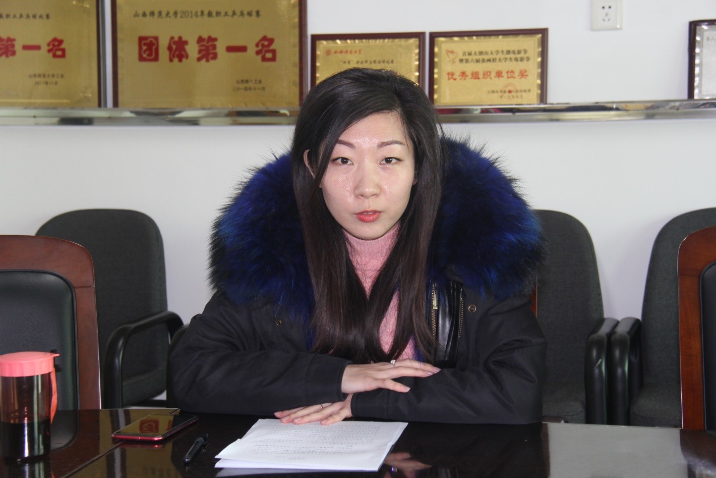 空乘员工党支部书记杨谨瑜述职